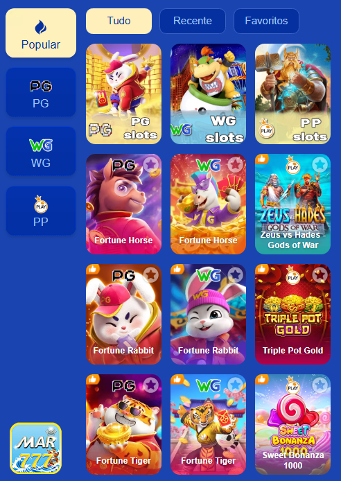 Jogos Certificados mar777.com